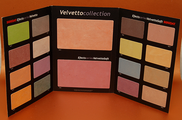 Silkocat Efects Velvetto Renk Kartelası